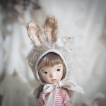 うさみみ帽子  シュタイフ社製モヘア🧸