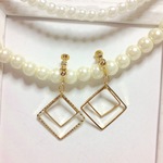 【再販】角・角スクエア イヤリング・ピアス