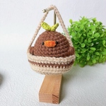 ひよこ　あみぐるみ┊ハンドメイド　マスコット　壁掛け