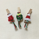 クリスマス＊木製クリップ
