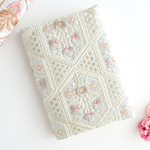 インド刺繍のブックカバー インド刺繍生地 文庫本 文庫本カバー ウィリアムモリス ピンパーネル ギフト プレゼント