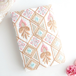 インド刺繍のブックカバー インド刺繍生地 文庫本 文庫本カバー ギフト プレゼント
