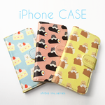 柴組。おいしい手帳型iPhoneケース【柴犬】