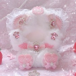 ハイタッチ lovely Bear ฅʕ˶•ﻌ•˶ʔฅ  ぬい服♥⟡.‎⋆
