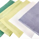 【45】正絹 羽二重《5色セット》35×10cm 胴裏地 はぎれ