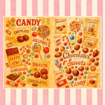 SALE【chocolate】ラッピングペーパー10枚
