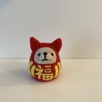 [受注製作] フレンチブルドッグ  達磨　クリーム