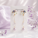 残り1点❤️新色》クリーミーパープル♡drop bijouピアス