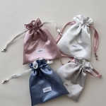 メロウポーチ｜サテン巾着ポーチ｜ミニポーチ｜小物入れ｜巾着ポーチ｜Mellow Pouch