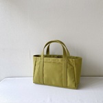 【全15色】「軽いボックストート」横長サイズ／倉敷帆布8号【受注制作】