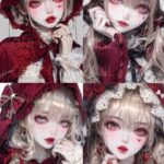 【8月受注販売品】CUTE GIRL LITTLE RED RIDING HOOD　４面　コラージュシート