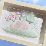お魚さんのチュ♡ シーグラスアート