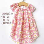 【完成品　胴42】花柄リップルのワンピース