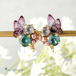 カンタービレ【アッシュローズ】イヤリング／ピアス