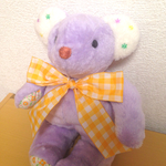 抱きクマちゃん（パープル）