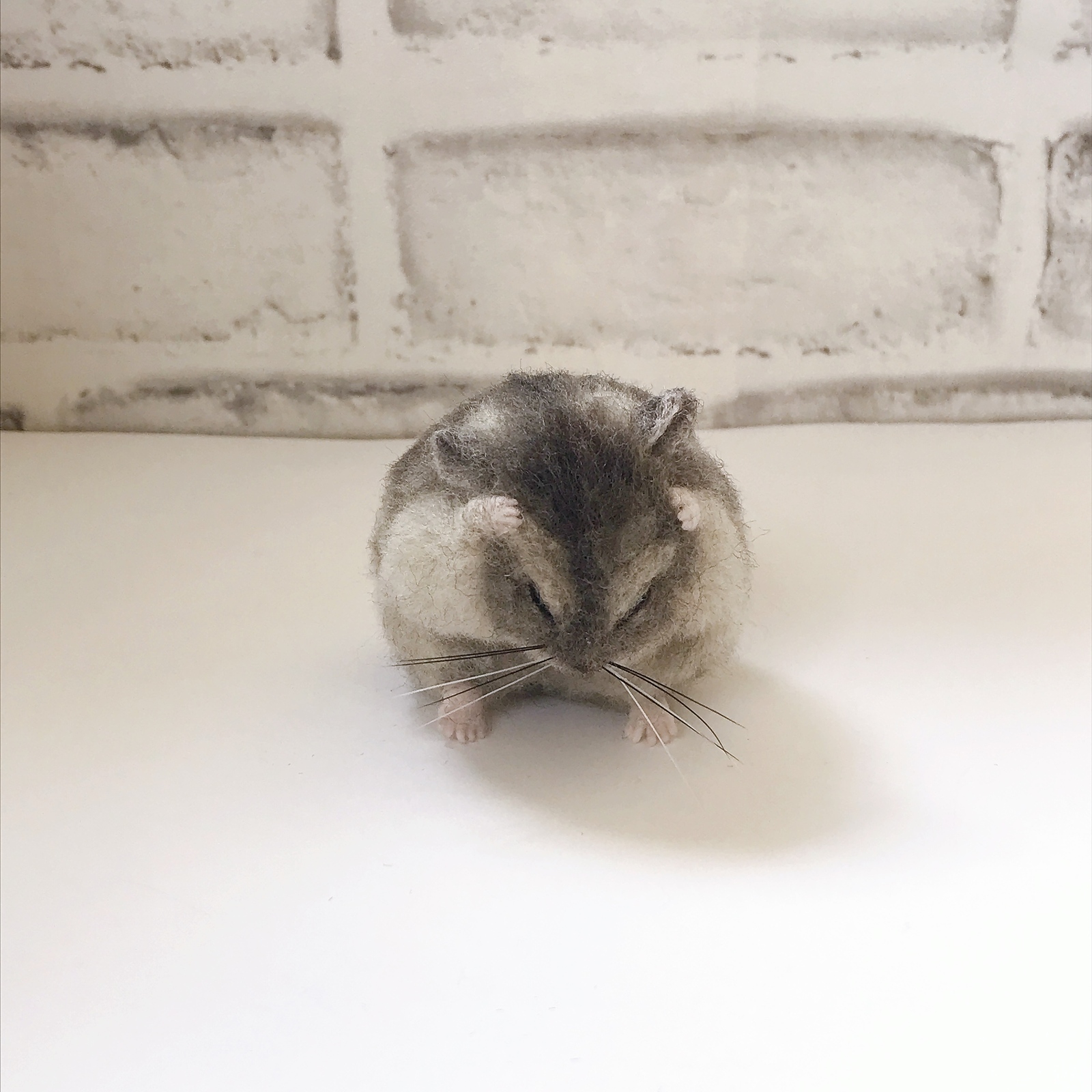 羊毛フェルト まんまるハムスター（ジャンガリアン） - little rodents