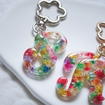 夏の暑さに負けない　うるつや おはなイニシャルチャーム