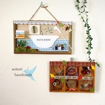 y様オーダー品～BATHROOMプレートと秋のミニチュアBOX