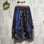 ☆　再sale 有松絞の浴衣 をパッチして　バルーンスカート　浴衣リメイク♪