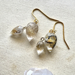ゴールドルチル の　つぼみピアス★イヤリング　天然石