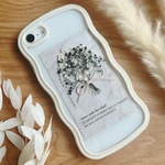 【ブラックスワン】インナーシート　ドライフラワー　スマホ　ミニブーケ　iPhone 　花束　スマホ押し花