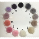 ＊全23色＊ミンクファー8個セット740円