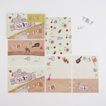 +ponpoconnn ANIMAL TAXIS オリジナルリフィル 下敷き付き M6 ネズミ（Mouse）