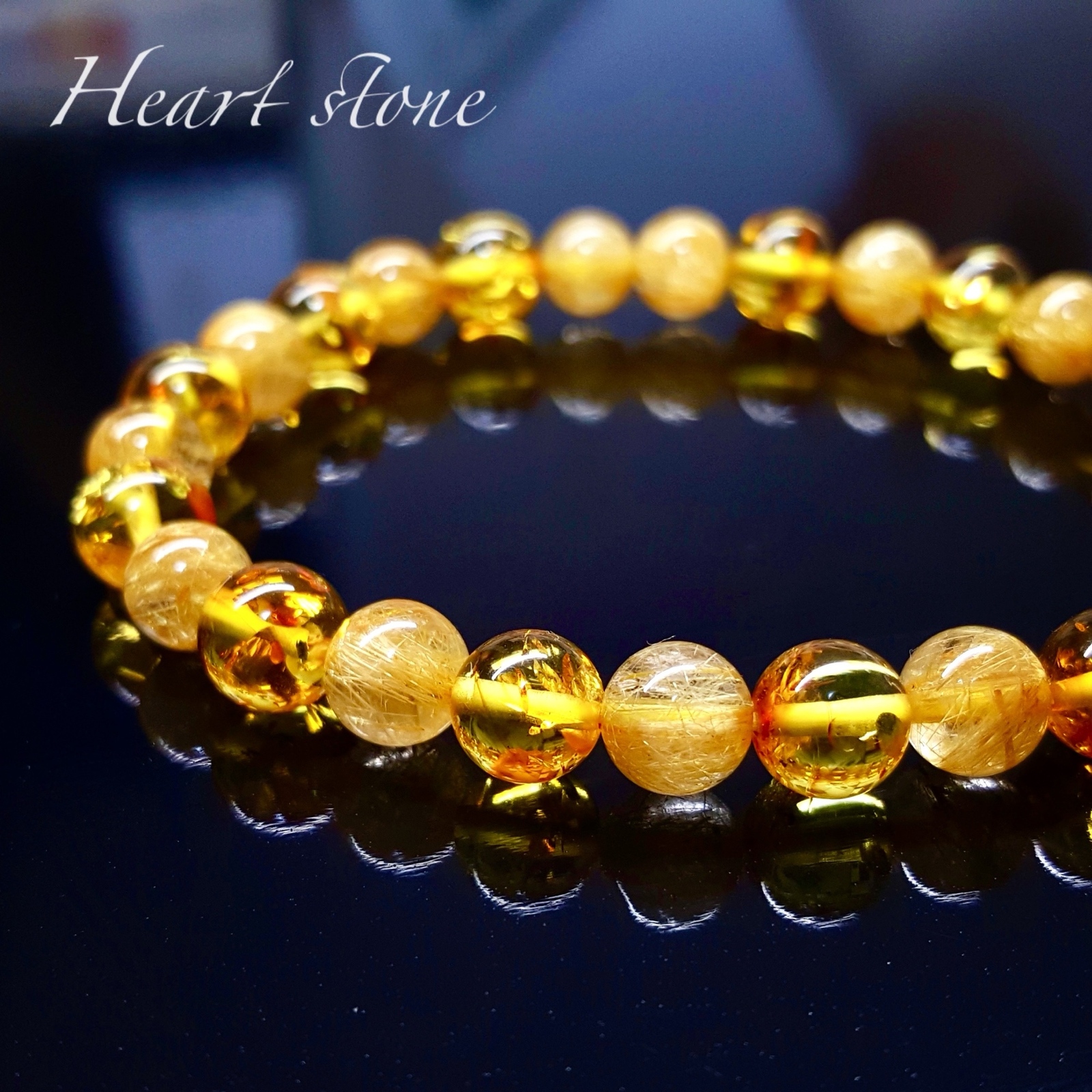限定1点】透明度◎ 力強い束状金針／タイチンルチルクォーツ約10mm