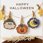 【送料無料】コースターにもなるハロウィンガーランド🎃