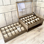 【受注制作】標本箱風ケース　イベント什器　アクセサリーケース　小物ケース　鉱物ケース
