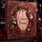 Crimson Frame 妖艶箔押しレーザーカット マテリアルペーパー