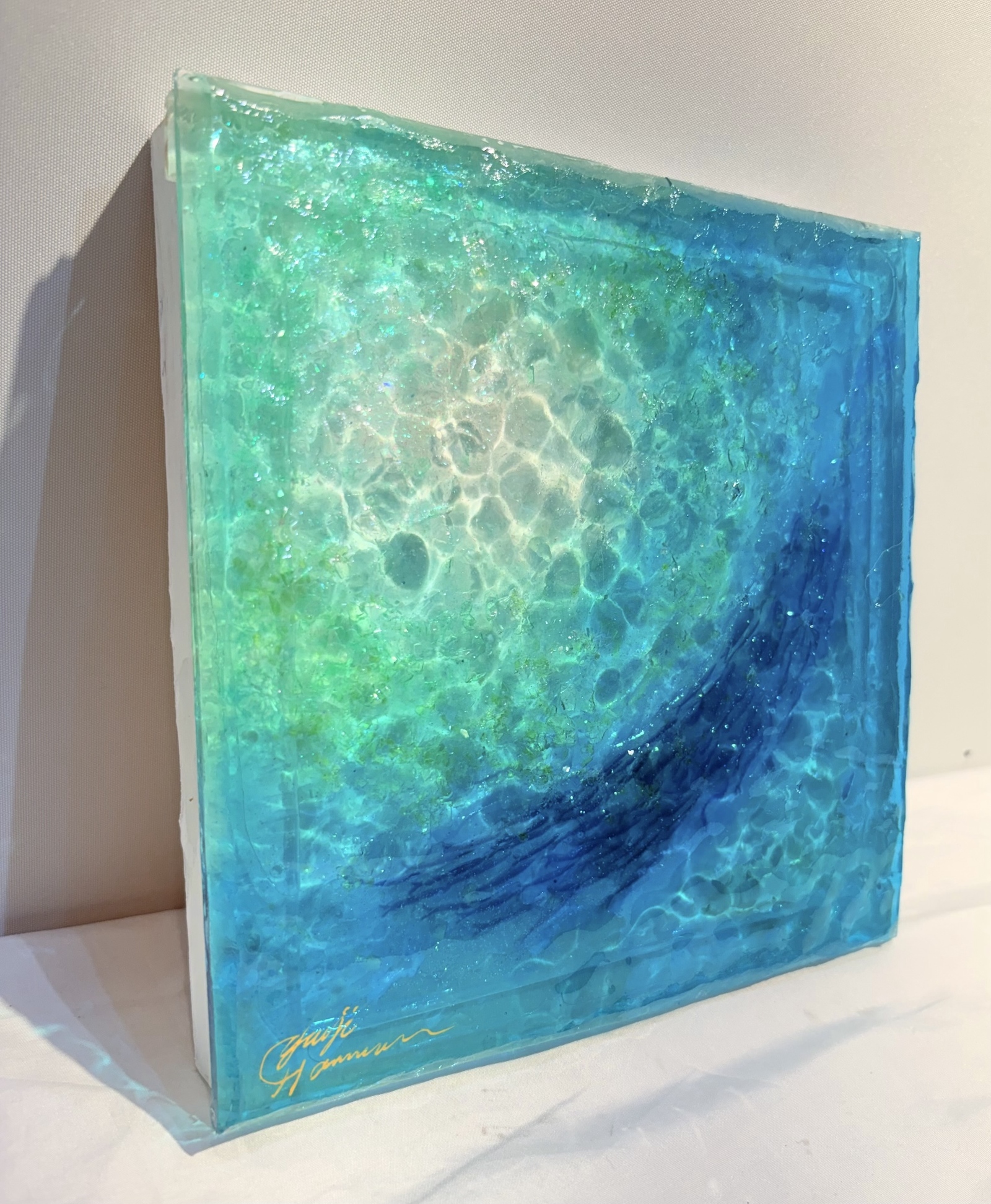 デジタルアート、A4(縦)、「ブルドック肖像画」 - akiaoi shop | minne