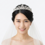  低め ティアラ ブライダル クラシカル 上品 ビジュー 結婚式 前撮り 花嫁  tt20708