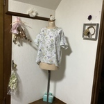 ユワ花柄ブラウス💕
