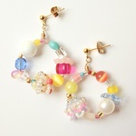 tsubomi hoop ピアス/イヤリング