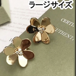 【至高の美】   LOGO フリヴォ　ラージ　Moissanite モアサナイト　ハイクオリティ　ピアス　