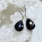 Black spinel.〜天然石ブラックスピネルのピアス〜