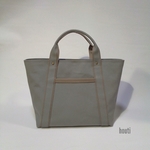 【K様オーダー品】❋パイピングトートバッグ❋グレー×ベージュ