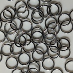 100個　7×1mm304ステンレス丸カン太め