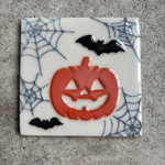 【陶器製プレート】ハロウィン