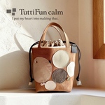tuttifun calm＊Circle Drawstring Bag    ＊066