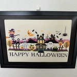🎃happy Halloween🎃クロスステッチ刺繍額