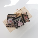 8A1   カラビナセット　インド刺繍リボン