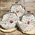 がま口ショルダーバッグ 本物みたいなおにぎり