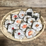 ミニミニがま口財布キーホルダー 本物みたいなおにぎり