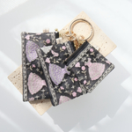 3sizeカラビナセット D7cm　ポーチ　インド刺繍リボン