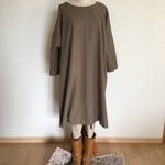シンプルワンピース モカ