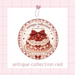  【antique collection red PET】cotton melody / マスキングテープ / 装飾マステ / 人物マステ / PETテープ【第5弾単品販売】