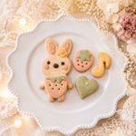 イチゴうさぎ　うさぎ　ハート　苺　音符　クッキー　ウサギ　いちご　焼き菓子　動物　アニマル　プレゼント　ギフト　お菓子