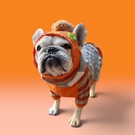 ◻︎new◻︎ハロウィン　モンスター　３点セット（オレンジ）　